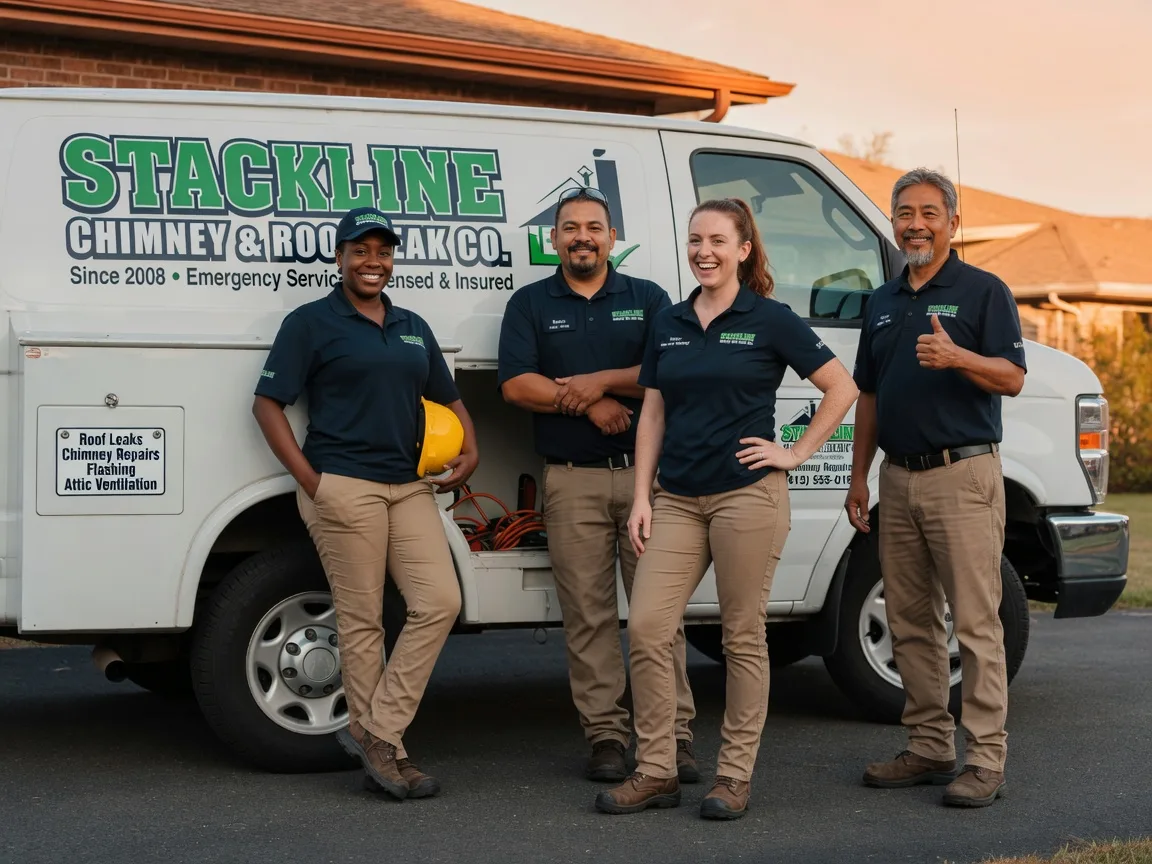 Chimney flashing repair company in Remus, MI